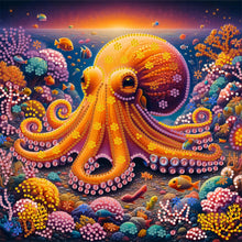 Load image into Gallery viewer, Diamond Painting - Partial Special Shaped - Octopus (30*30CM)
