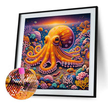 Load image into Gallery viewer, Diamond Painting - Partial Special Shaped - Octopus (30*30CM)

