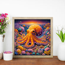 Load image into Gallery viewer, Diamond Painting - Partial Special Shaped - Octopus (30*30CM)
