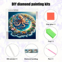 Load image into Gallery viewer, Diamond Painting - Partial Special Shaped - Octopus (30*30CM)
