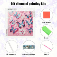 Load image into Gallery viewer, Diamond Painting - Partial Special Shaped - Butterfly (30*30CM)

