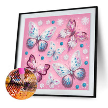 Load image into Gallery viewer, Diamond Painting - Partial Special Shaped - Butterfly (30*30CM)
