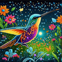Load image into Gallery viewer, Diamond Painting - Partial Special Shaped - Hummingbird (30*30CM)
