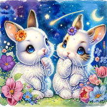 Load image into Gallery viewer, Diamond Painting - Partial Special Shaped - Rabbit (30*30CM)
