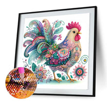 Load image into Gallery viewer, Diamond Painting - Partial Special Shaped - Rooster (30*30CM)
