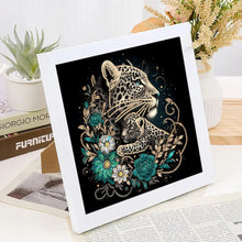 Load image into Gallery viewer, Diamond Painting - Partial Special Shaped - Leopard (30*30CM)
