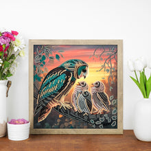 Load image into Gallery viewer, Diamond Painting - Partial Special Shaped - Owl (30*30CM)
