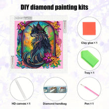 Load image into Gallery viewer, Diamond Painting - Partial Special Shaped - Black Cat (30*30CM)
