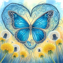 Load image into Gallery viewer, Diamond Painting - Partial Special Shaped - Butterfly (30*30CM)
