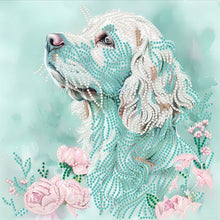 Load image into Gallery viewer, Diamond Painting - Partial Special Shaped - Dog (30*30CM)
