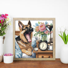 Load image into Gallery viewer, Diamond Painting - Partial Special Shaped - Funny Dog (30*30CM)
