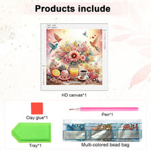 Load image into Gallery viewer, Diamond Painting - Partial Special Shaped - Flowers And Butterflies (30*30CM)
