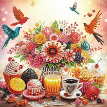 Load image into Gallery viewer, Diamond Painting - Partial Special Shaped - Flowers And Butterflies (30*30CM)
