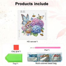 Load image into Gallery viewer, Diamond Painting - Partial Special Shaped - Flowers And Butterflies (30*30CM)
