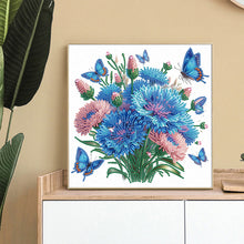 Load image into Gallery viewer, Diamond Painting - Partial Special Shaped - Flowers And Butterflies (30*30CM)
