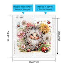 Load image into Gallery viewer, Diamond Painting - Partial Special Shaped - Ladybug Gnome (30*30CM)
