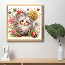 Load image into Gallery viewer, Diamond Painting - Partial Special Shaped - Ladybug Gnome (30*30CM)
