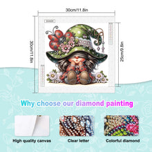 Load image into Gallery viewer, Diamond Painting - Partial Special Shaped - Ladybug Gnome (30*30CM)
