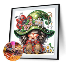 Load image into Gallery viewer, Diamond Painting - Partial Special Shaped - Ladybug Gnome (30*30CM)
