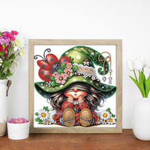 Load image into Gallery viewer, Diamond Painting - Partial Special Shaped - Ladybug Gnome (30*30CM)
