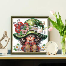 Load image into Gallery viewer, Diamond Painting - Partial Special Shaped - Ladybug Gnome (30*30CM)
