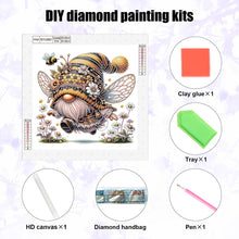 Load image into Gallery viewer, Diamond Painting - Partial Special Shaped - Bee Gnome (30*30CM)

