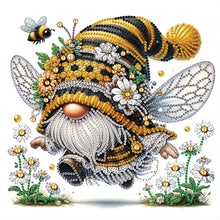 Load image into Gallery viewer, Diamond Painting - Partial Special Shaped - Bee Gnome (30*30CM)
