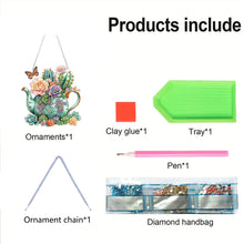 Load image into Gallery viewer, Succulents Cacti 2D Flat DIY Diamond Art Pendant Window Hanging Art for Home
