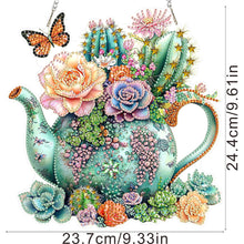 Load image into Gallery viewer, Succulents Cacti 2D Flat DIY Diamond Art Pendant Window Hanging Art for Home
