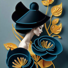 Load image into Gallery viewer, Diamond Painting - Partial Special Shaped - Elegant Beauty (30*30CM)
