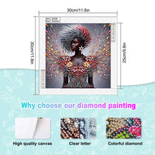 Load image into Gallery viewer, Diamond Painting - Partial Special Shaped - Elegant Black Beauty (30*30CM)
