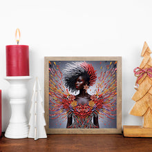 Load image into Gallery viewer, Diamond Painting - Partial Special Shaped - Elegant Black Beauty (30*30CM)
