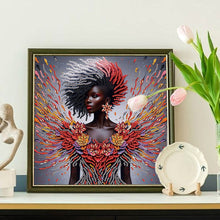 Load image into Gallery viewer, Diamond Painting - Partial Special Shaped - Elegant Black Beauty (30*30CM)
