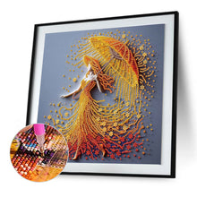 Load image into Gallery viewer, Diamond Painting - Partial Special Shaped - Elegant Umbrella Beauty (30*30CM)
