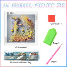Load image into Gallery viewer, Diamond Painting - Partial Special Shaped - Elegant Umbrella Beauty (30*30CM)
