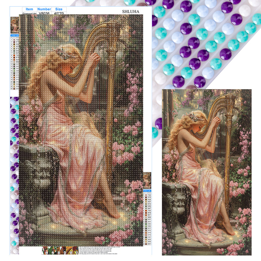 Diamond Painting - Full Round - Girl (40*70CM)