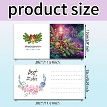 Load image into Gallery viewer, 6PCS DIY Christmas Diamond Art Greeting Cards Congratulations Cards &amp; Gifts
