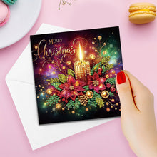 Load image into Gallery viewer, 6PCS DIY Christmas Diamond Art Greeting Cards Congratulations Cards &amp; Gifts
