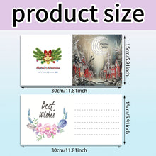 Load image into Gallery viewer, 6PCS DIY Christmas Diamond Art Greeting Cards Congratulations Cards &amp; Gifts
