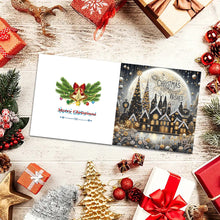 Load image into Gallery viewer, 6PCS DIY Christmas Diamond Art Greeting Cards Congratulations Cards &amp; Gifts
