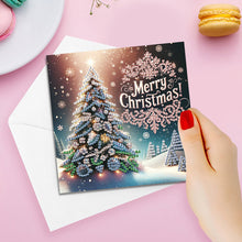 Load image into Gallery viewer, 6PCS DIY Christmas Diamond Art Greeting Cards Congratulations Cards &amp; Gifts

