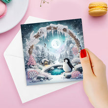 Load image into Gallery viewer, 6PCS DIY Christmas Diamond Art Greeting Cards Congratulations Cards &amp; Gifts
