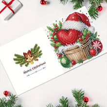 Load image into Gallery viewer, 6PCS DIY Christmas Diamond Art Greeting Cards Congratulations Cards &amp; Gifts
