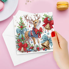Load image into Gallery viewer, 6PCS DIY Christmas Diamond Art Greeting Cards Congratulations Cards &amp; Gifts
