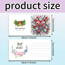 Load image into Gallery viewer, 6PCS DIY Christmas Diamond Art Greeting Cards Congratulations Cards &amp; Gifts
