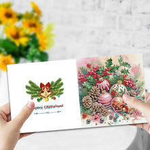 Load image into Gallery viewer, 6PCS DIY Christmas Diamond Art Greeting Cards Congratulations Cards &amp; Gifts

