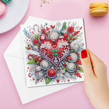 Load image into Gallery viewer, 6PCS DIY Christmas Diamond Art Greeting Cards Congratulations Cards &amp; Gifts
