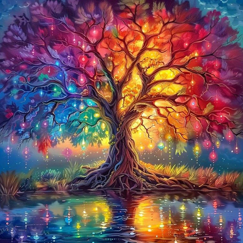 Diamond Painting - Full Round - Dream Tree (50*50CM)