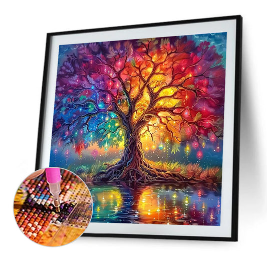Diamond Painting - Full Round - Dream Tree (50*50CM)
