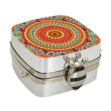 Load image into Gallery viewer, Peacock Diamond Art Storage Case Diamond Painting Mirror Organizer Box for Women
